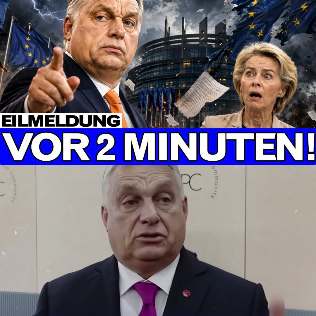 DONNERSCHLAG IN BUDAPEST: Viktor Orbán kündigt Aufkündigung der EU-Verträge an – Ursula von der Leyen vor den Trümmern ihrer Macht