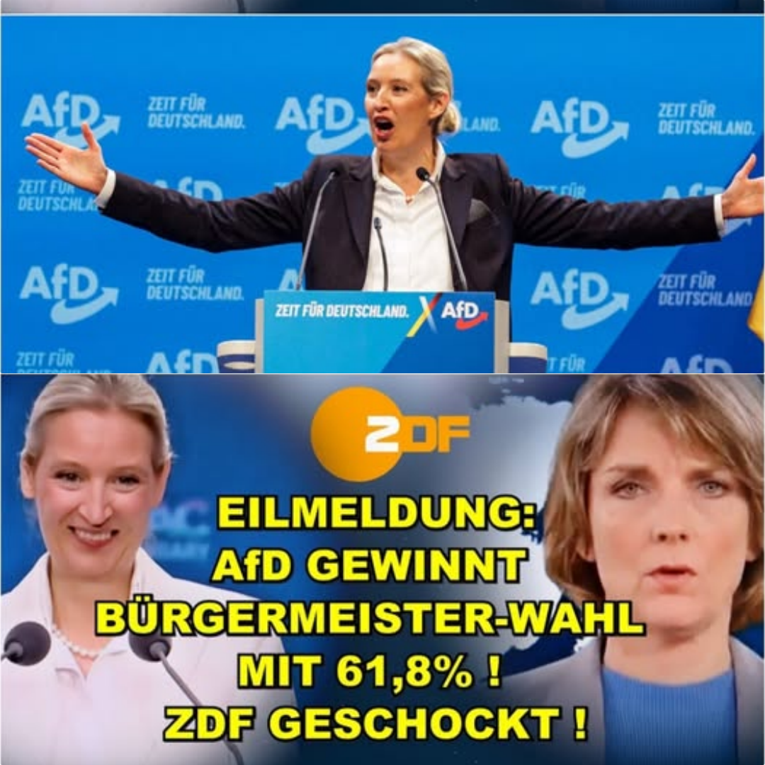 Sensation in Sachsen: AfD-Kandidat holt absoluten Erdrutschsieg mit 61,8% – ZDF-Moderatorin warnt vor Folgen