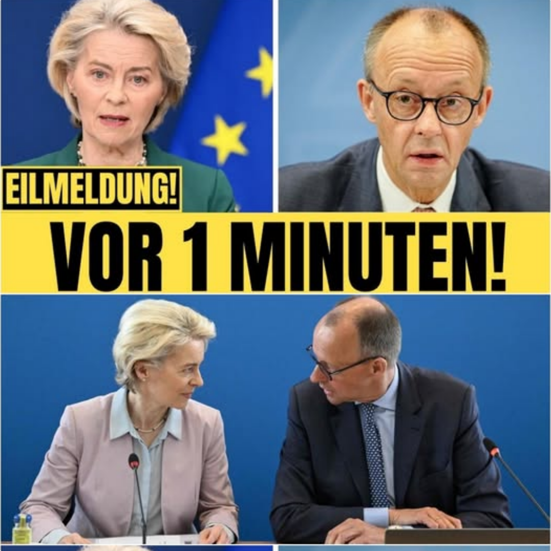 MERZ UND VON DER LEYEN IM STURM DIE STIMMUNG KIPPT