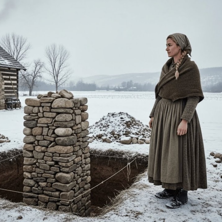 Nachbarn Lachten Als Sie Einen Kamin Unter Seiner Hütte Baute — Bis Es Den Ganzen Winter Wärmer War