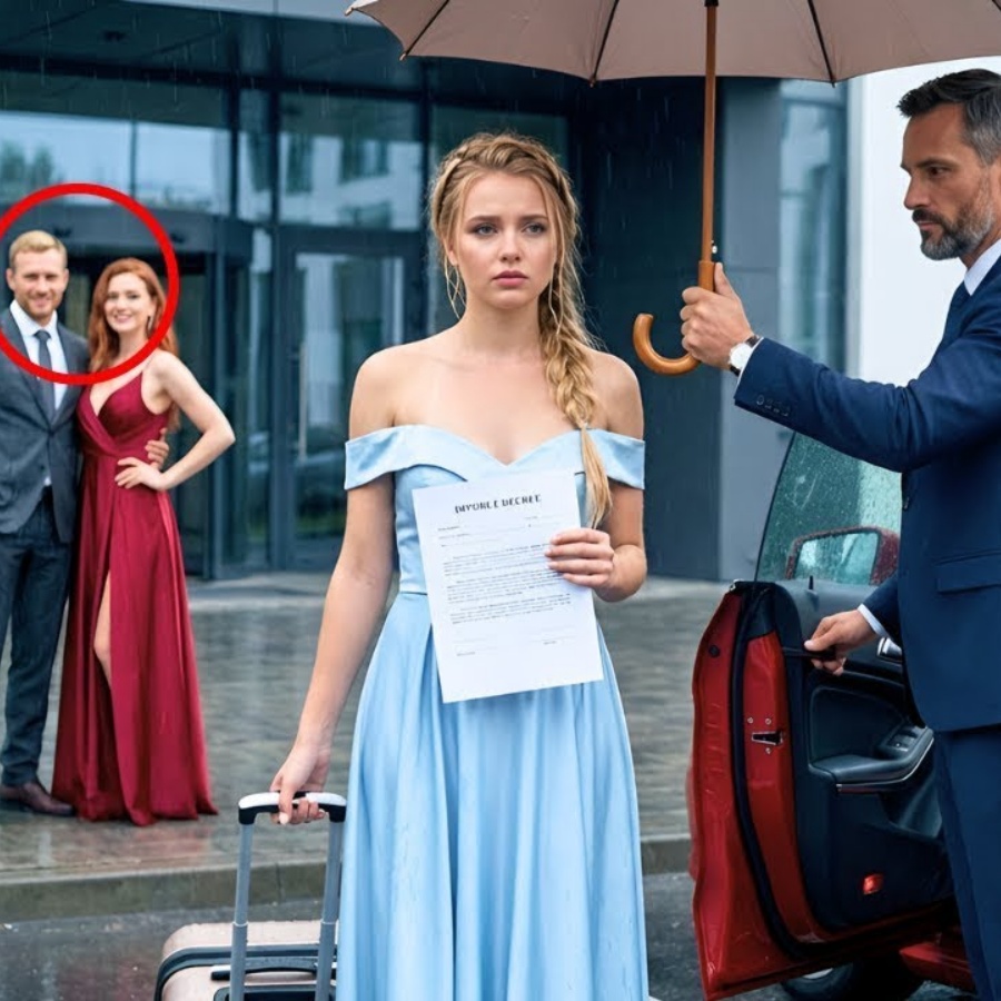 Nach der Scheidung ging sie fort… dann öffnete ein Milliardär die Tür und lächelte