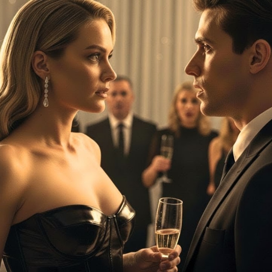 Eine CEO sah einen Single-Dad auf der Hochzeit und flüsterte: „Sieh mich an, nicht die Braut.“