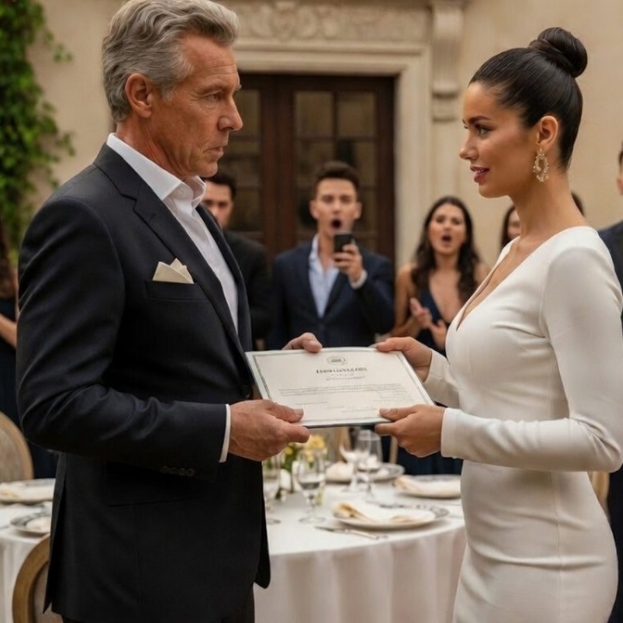 Geliebte demütigte Ehefrau beim Familienevent, bis Schwiegervater enthüllte, wem alles gehörte