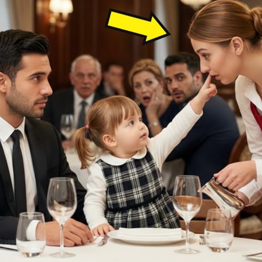 Der CEO erstarrt, als plötzlich das ganze Restaurant still wird