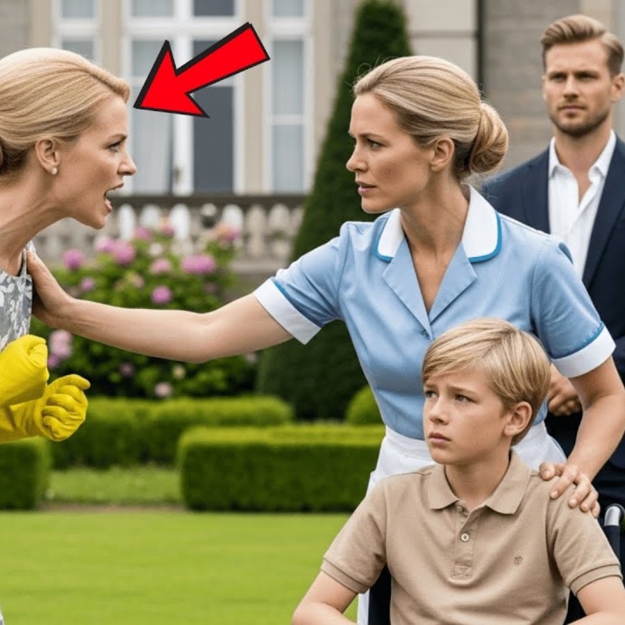 Millionär Sieht Putzfrau Seinen Behinderten Sohn Schützen — Ist Schockiert Von Der Wahrheit