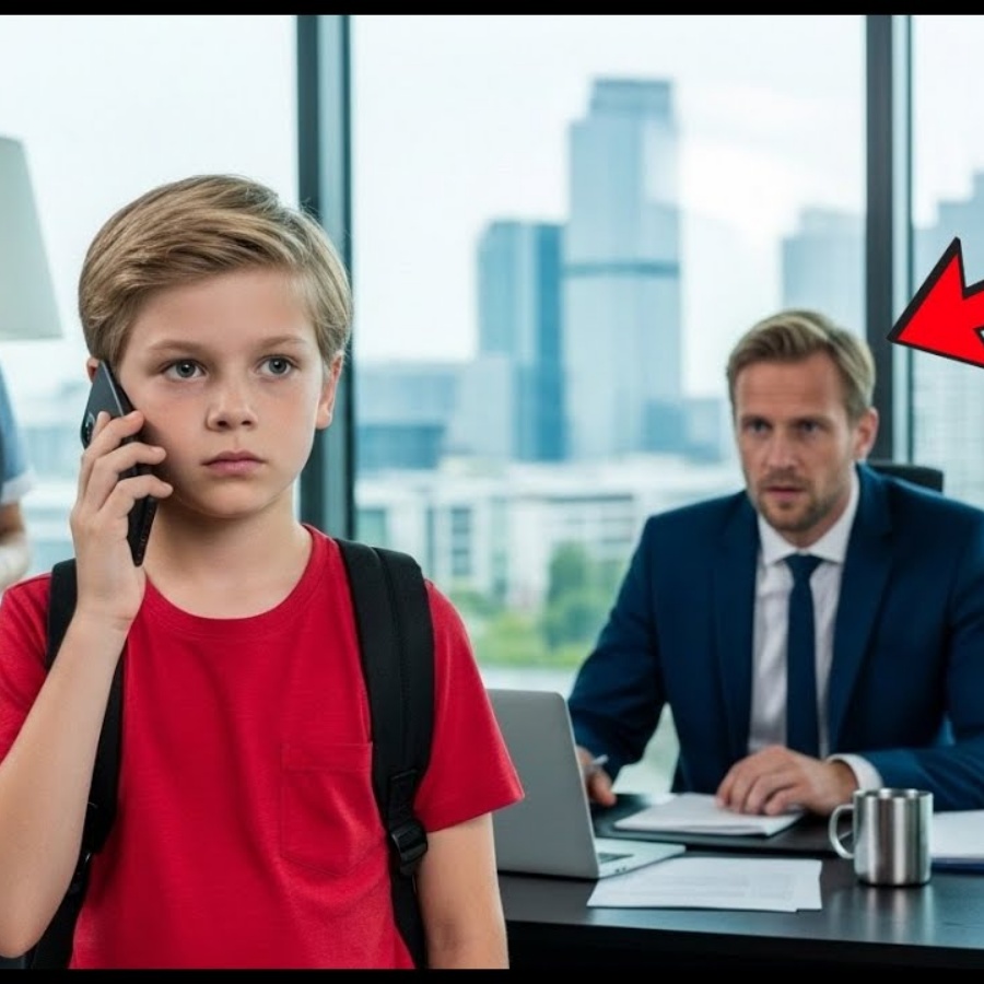 Der Sohn Der Putzfrau Nimmt Anruf Entgegen Und Rettet Den Größten Vertrag Des Millionär CEO