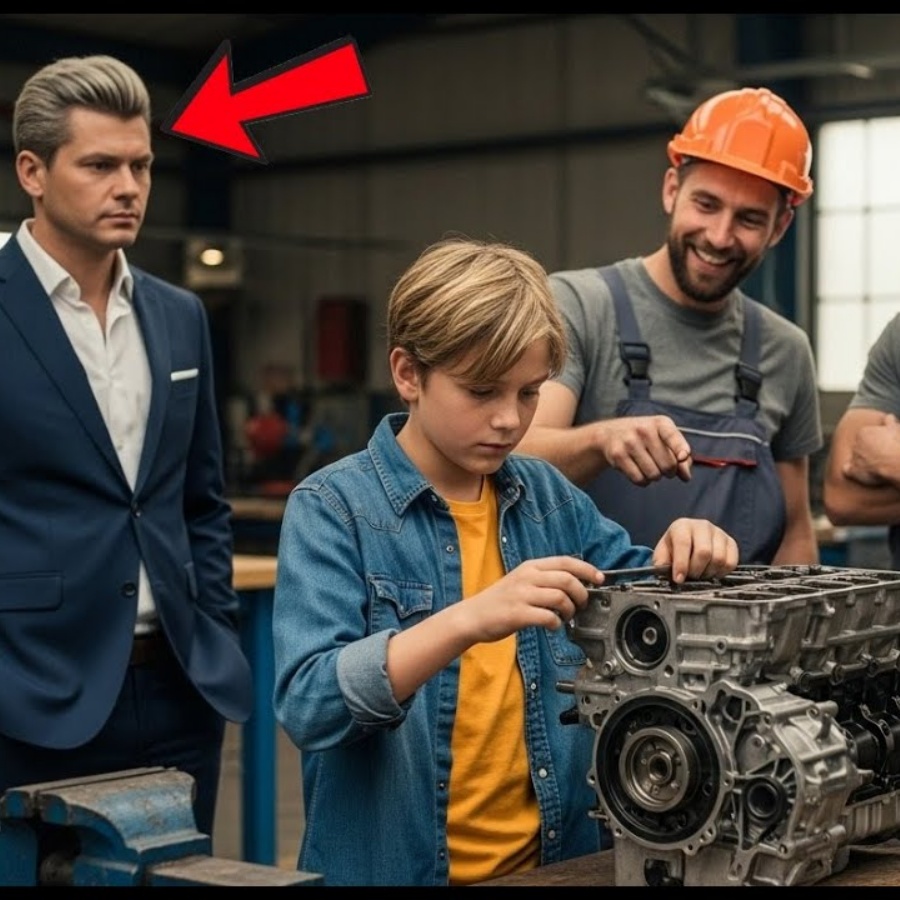 „Läuft Dieser Motor Mit Wasser?” — Sie Lachten Über Den Jungen Mechaniker… Bis Der Besitzer Kam