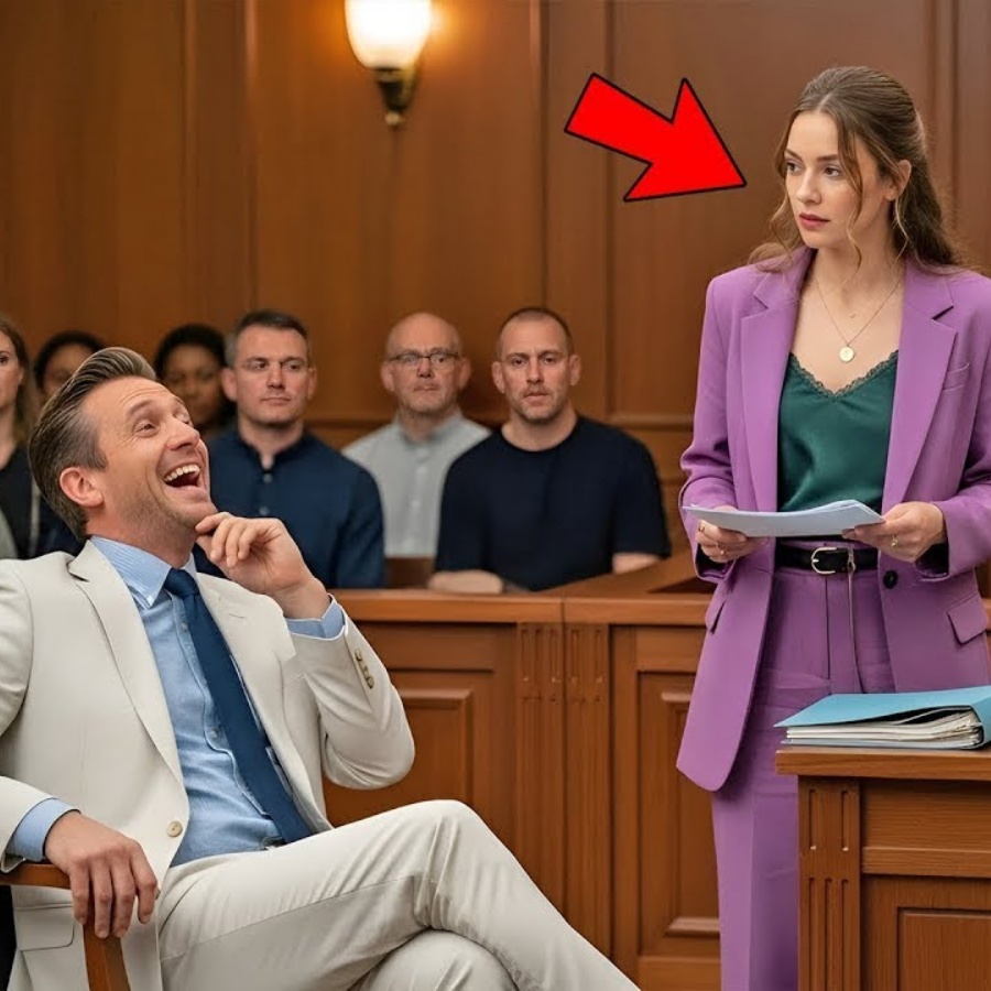 Er lachte, als seine Frau sich selbst vertrat – das Gericht staunte, als sie sprach