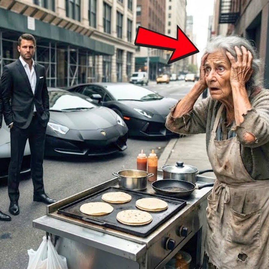 Arme alte Frau fütterte obdachlose Drillinge – Jahre später hielten drei Lamborghinis