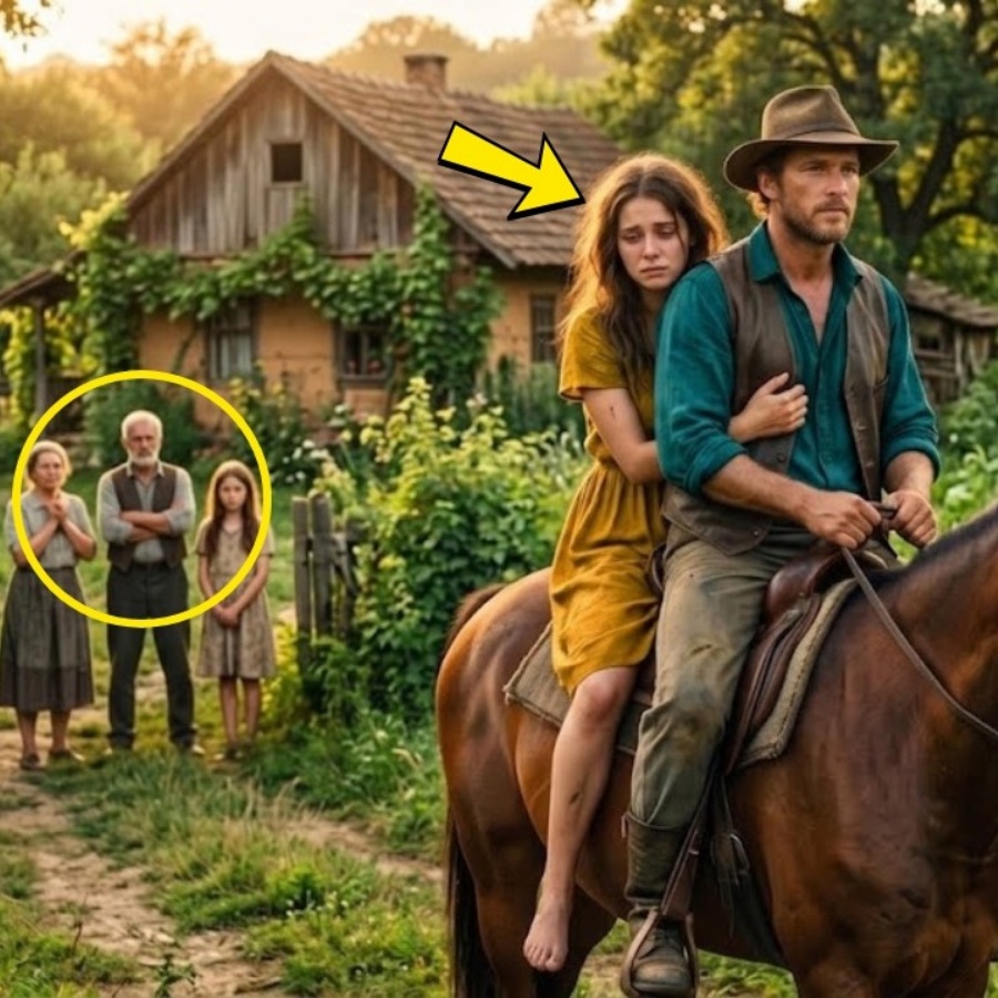 Von der Familie gedemütigt, wurde sie von einem verwitweten Farmer aufgenommen… und er nannte sie