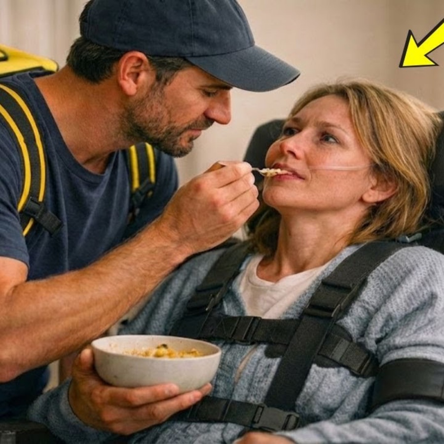 NIEMAND wollte sich um die tetraplegische Millionärin kümmern … BIS ein armer Lieferant auftauchte.