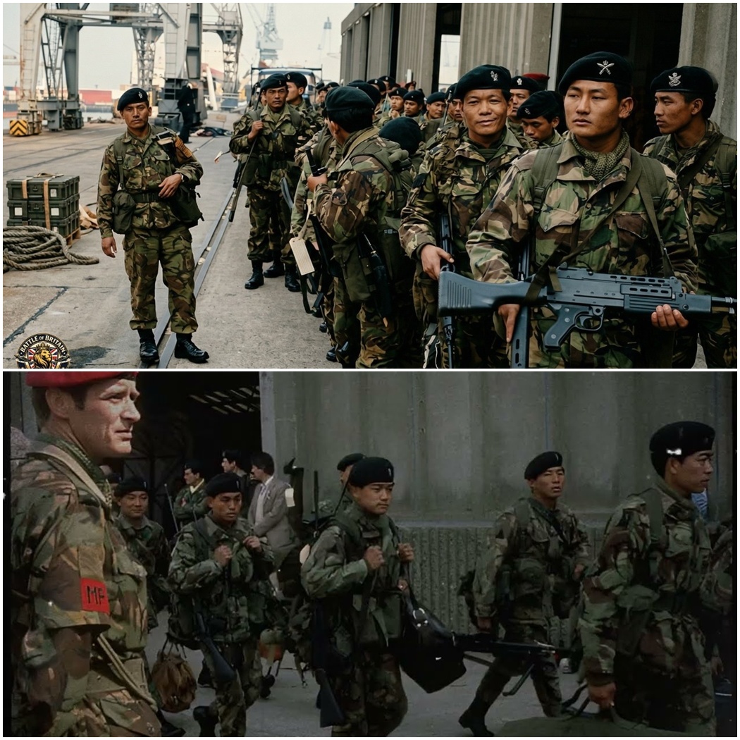 Was argentinische Soldaten in der Nacht taten, als sie hörten, dass die Gurkhas im Anmarsch waren  DD