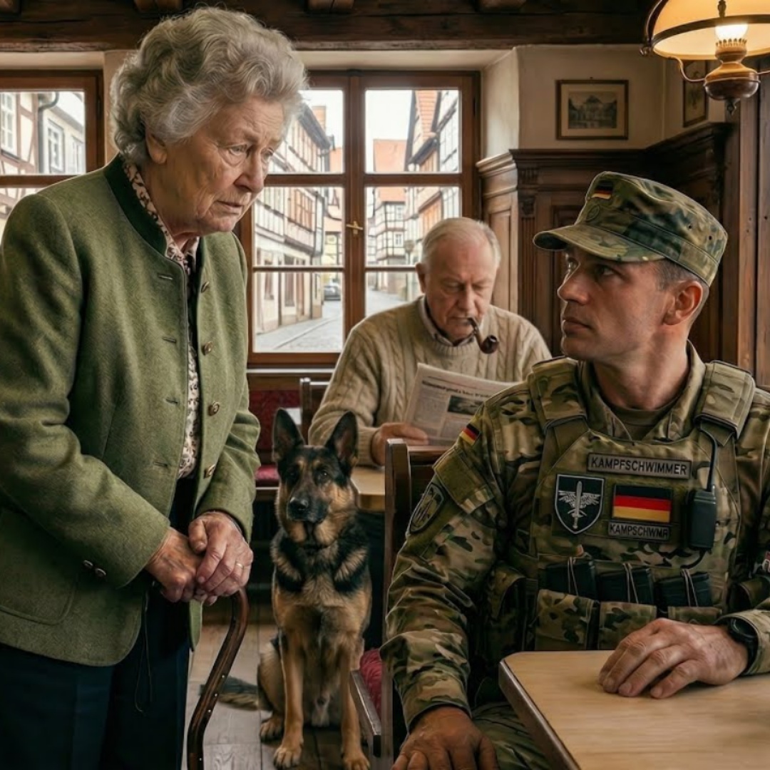 „Ich brauche nur jemanden bei der Beerdigung” — 90-jährige Frau bat den Kampfschwimmer & seinen Hund