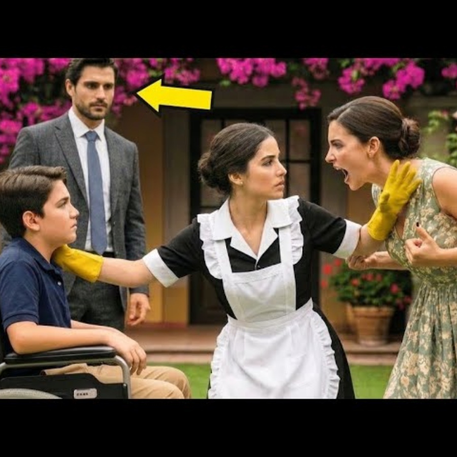 MILLONÄR ERWISCHT DIE PUTZFRAU DABEI, WIE SIE SEINEN BEHINDERTEN SOHN BESCHÜTZT – ER IST ENTSETZT