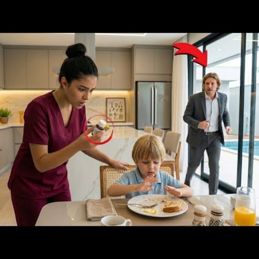 Dem Sohn des Millionärs wurde nach dem Essen immer übel… die arme Nanny fand den Grund heraus…