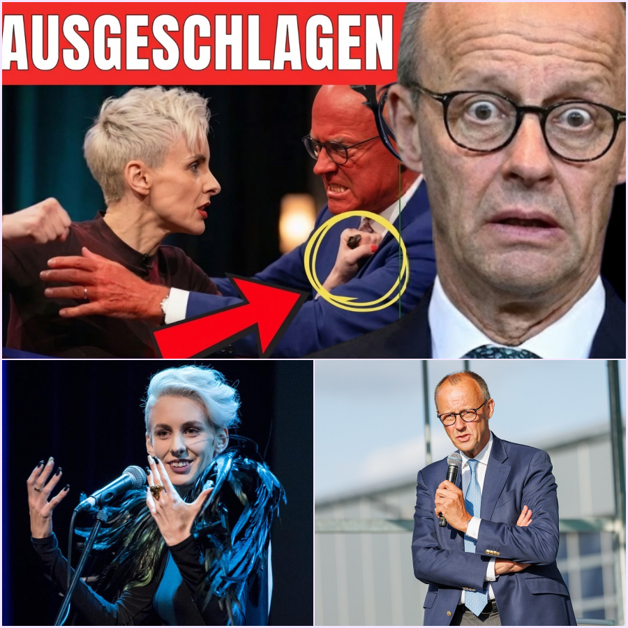 K.O. auf offener Bühne: Wie Lisa Eckhart Friedrich Merz vor Millionen bloßstellt und den wahren Zustand der Republik entlarvt
