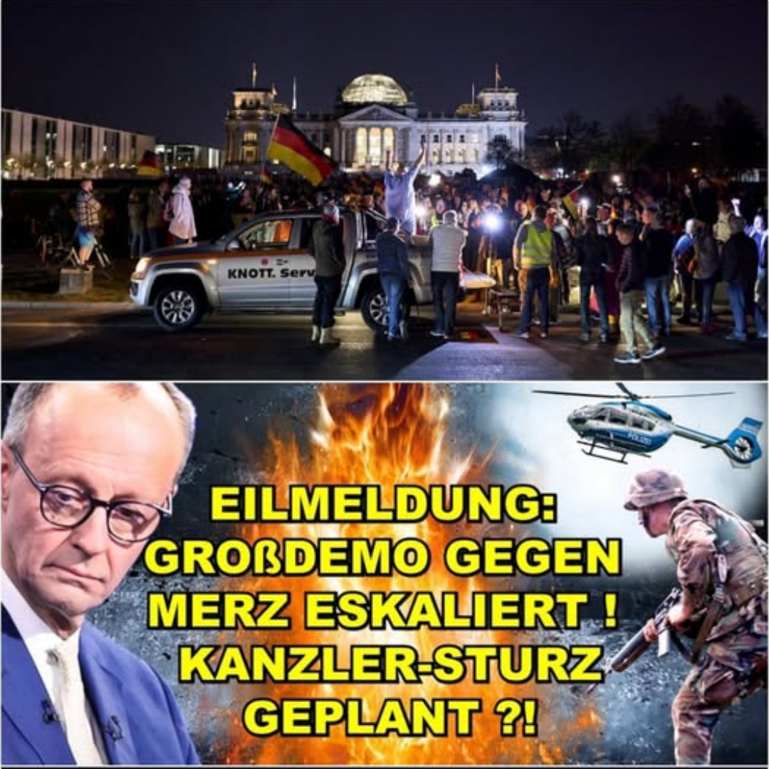 EIL: Merz-Demo ESKALIERT! KANZLER-STURZ?!