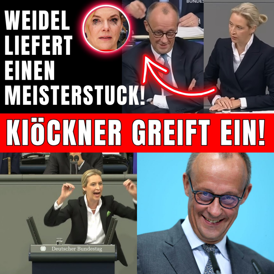 Der Tag, an dem das Lachen verstummte: Wie Alice Weidel einen provozierenden Friedrich Merz auflaufen ließ und ein rhetorisches Meisterstück lieferte