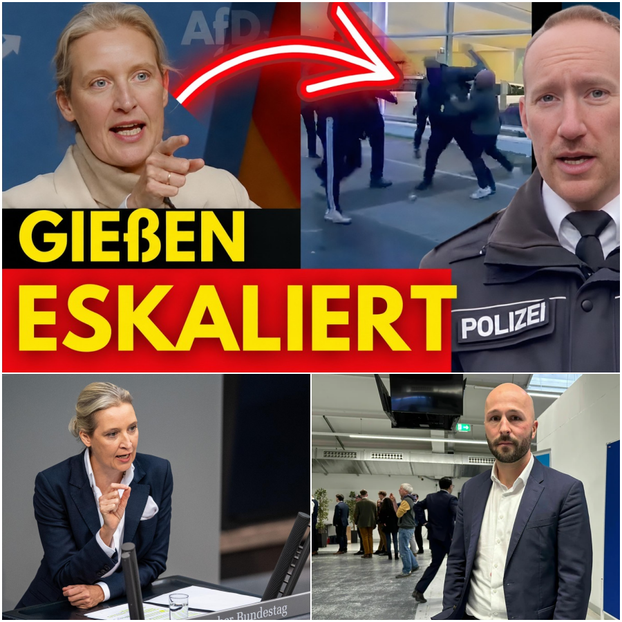 Eskalation in Gießen: Bundestagsabgeordneter auf offener Straße attackiert – Alice Weidel rechnet gnadenlos mit Medien und Extremisten ab