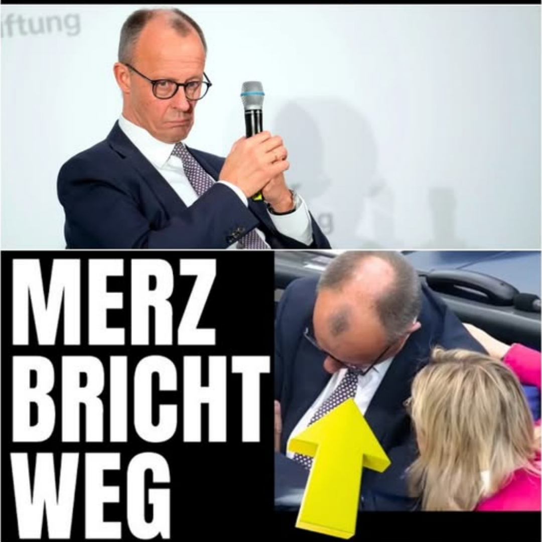 SCHOCK! Merz kippt so stark weg, dass Klöckner helfen muss! – AFD hat ihn endgültig erwischt!