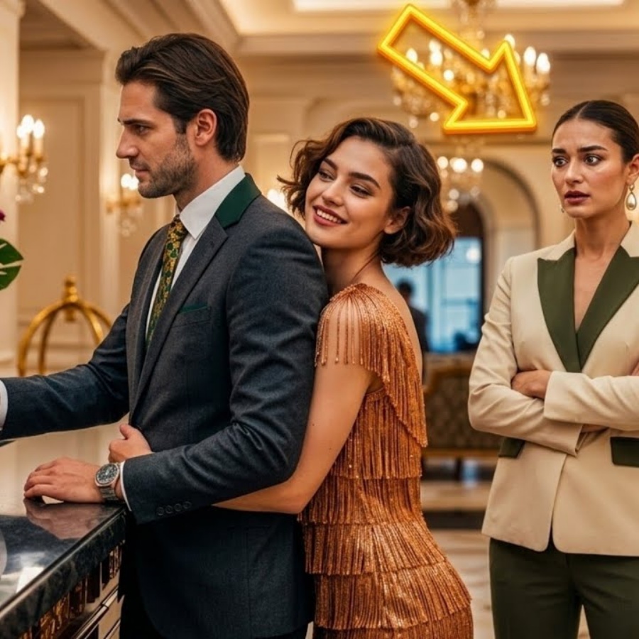 „Er betrog sie im Luxus-Hotel… doch als sie den Raum betrat, kniete plötzlich jeder!“