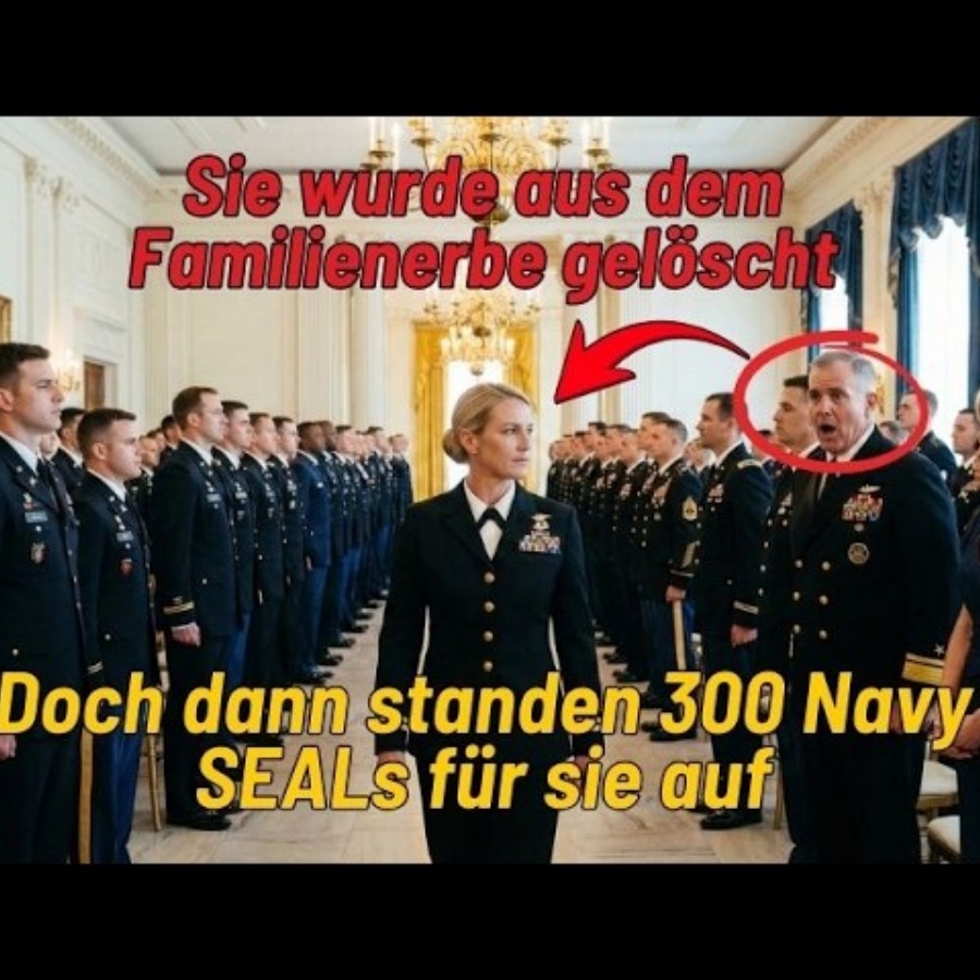Sie wurde aus dem Familienerbe gelöscht – doch dann standen 300 Navy SEALs für sie auf
