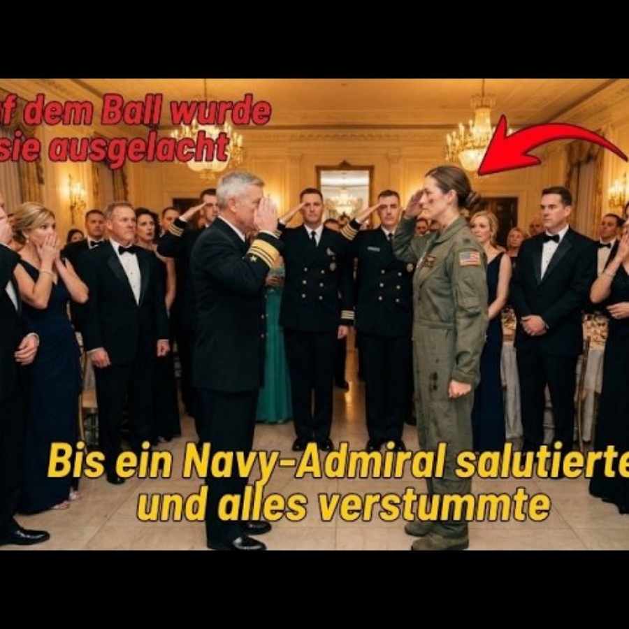 Auf dem Ball wurde sie ausgelacht – bis ein Navy-Admiral salutierte und alles verstummte