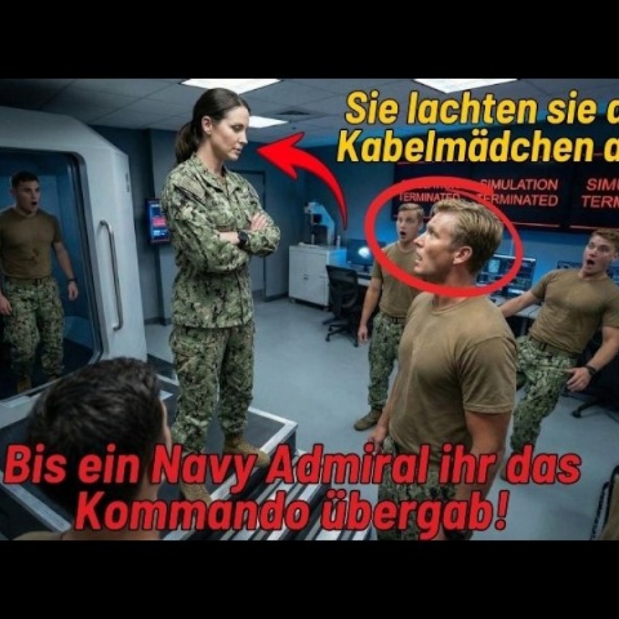 Sie lachten sie als Kabelmädchen aus – bis ein Navy Admiral ihr das Kommando übergab!