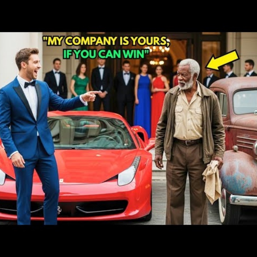“My company is Yours, if you can Outrun me with that Junk” millionaire Said—The the unexpected 