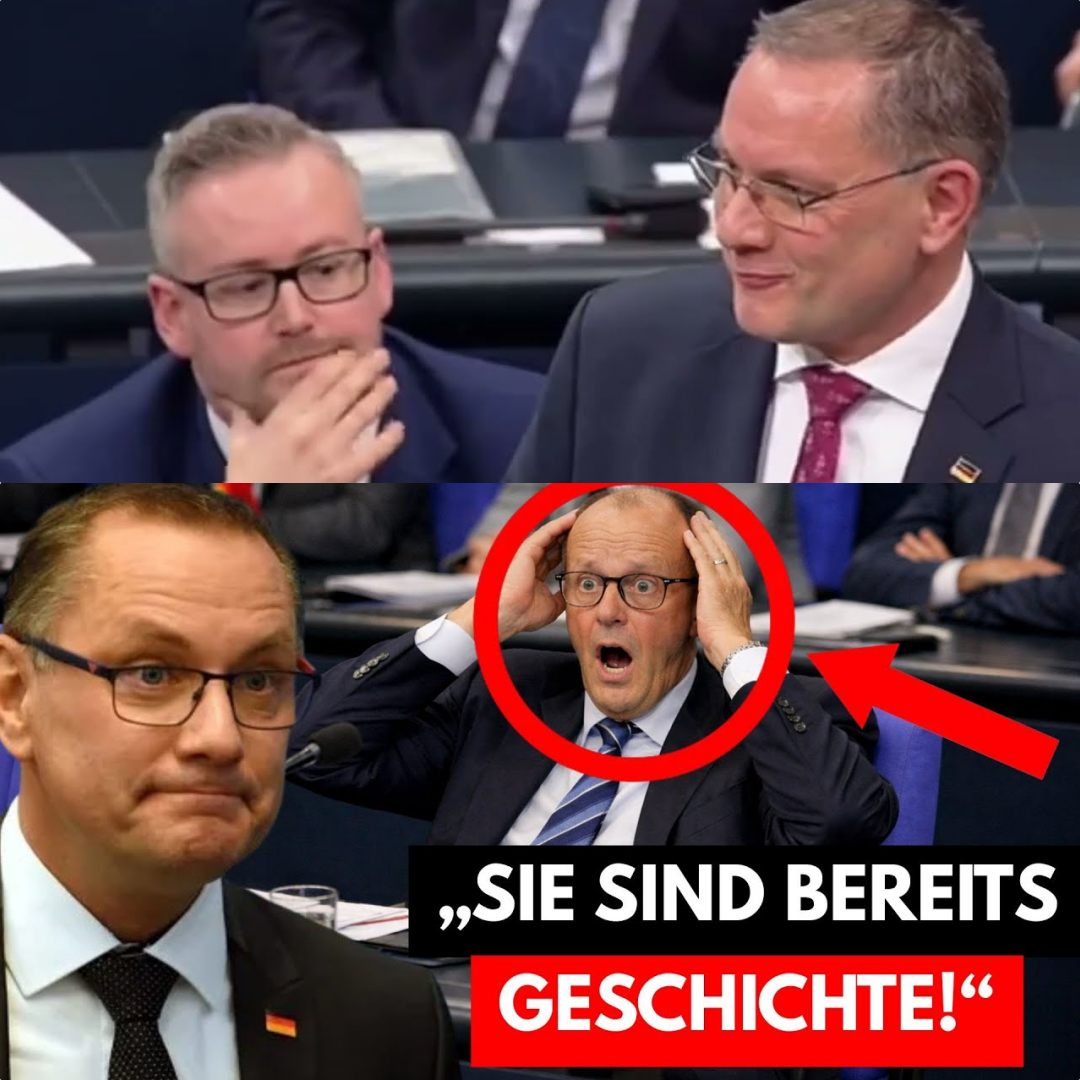 Politisches Erdbeben im Bundestag: Tino Chrupalla rechnet mit Friedrich Merz ab – Fassungslosigkeit im Plenarsaal!