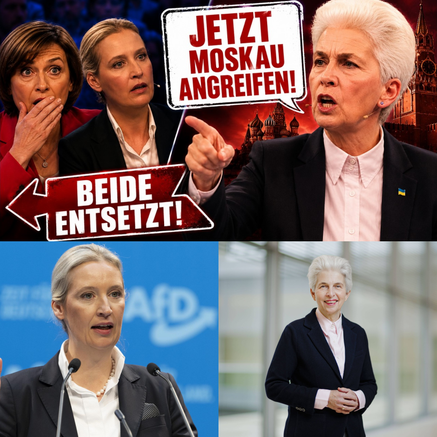 TV-Beben bei Maischberger: Strack-Zimmermann fordert militärische Eskalation – Alice Weidel rechnet gnadenlos ab!