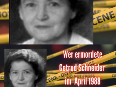Wer ermordete Gertrud S. aus Reichenbach im April 1988 ? – Cold Case  T