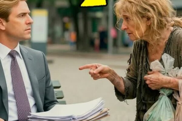 „Ihre Rechnung stimmt nicht“, sagte die Bettlerin  Er lachte… Doch spä...
