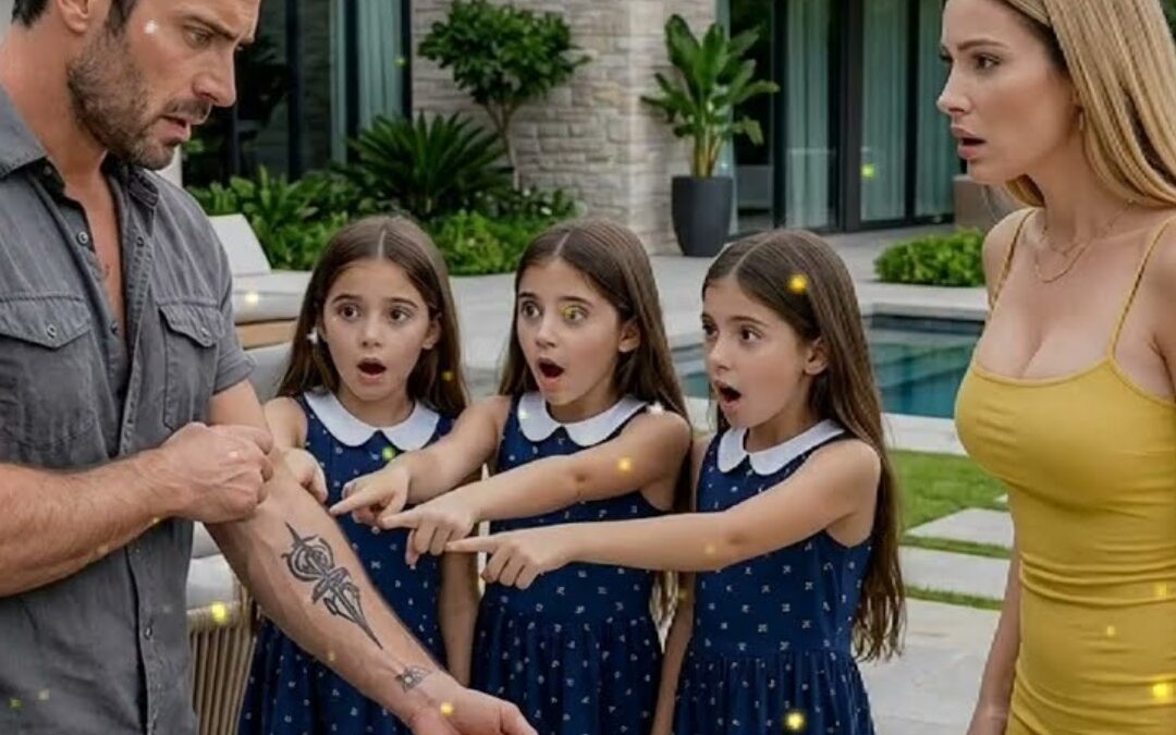 Drei Mädchen sagten zu einem Single-Dad „Unsere Mutter hat dasselbe Tattoo wie Sie“– da erstarrte er