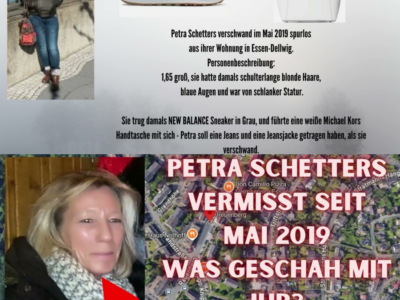 Verschwunden seit 2019 – Was geschah mit Petra S. aus Essen-Dellwig?  T