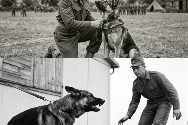 Als alle den britischen Hund aufgeben wollten – der deutsche Rekrut erkannte, warum er biss