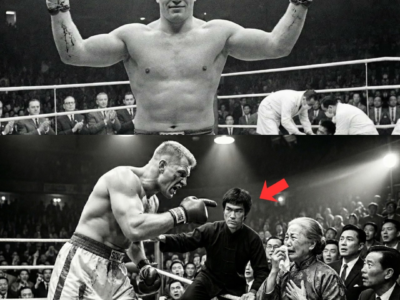 Nach seinem Sieg beleidigte der Champion eine Frau — dann stand Bruce Lee auf