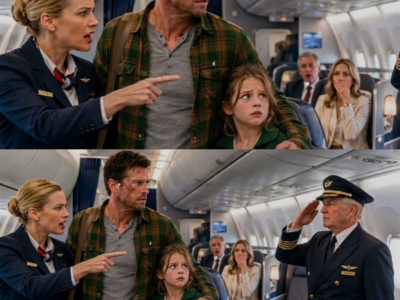 Fluglinie warf alleinerziehenden Vater und Tochter aus der First Class – dann kam der Pilot sofort!!  T