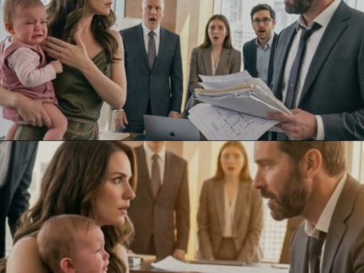 Alleinerziehender Vater bringt sein Baby zum Bewerbungsgespräch – Die Reaktion des CEO verändert…  T