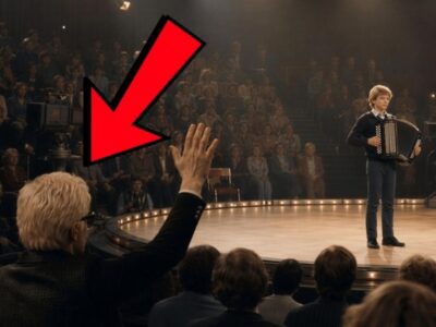 Die Jury einer Talentshow Demütigte Einen Jungen Akkordeonspieler — Heino hob die hand  T