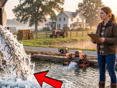 Die Fischzuchtanlage lud unerwünschte Setzlinge in ihrem Teich ab… Sie baute ein sechsstelliges