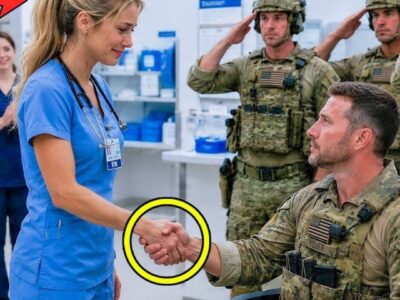 Niemand erkannte die übersehene Notaufnahme Schwester – bis Veteranen zurückkehrten und dankten…