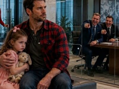 Single Dad wartete vor seinem eigenen Büro – dann feuerte er sie alle!