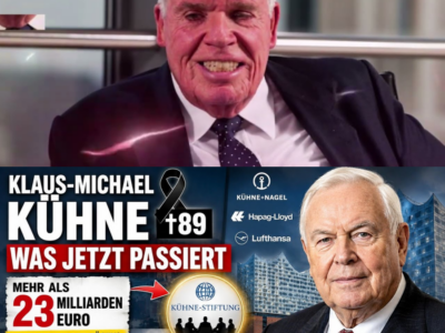 Klaus-Michael Kühne †89: Was jetzt passiert – Ty