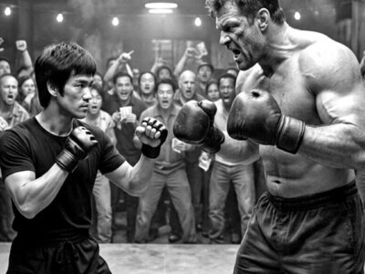 50.000 Dollar für 30 Sekunden Kampf gegen einen 2,13 Meter großen Riesen – 112 Männer scheiterten, bis Bruce Lee einsprang.