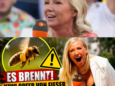 Schockmoment im ZDF-Fernsehgarten: Fiese Bienen-Attacke zwingt Andrea Kiewel live vor laufender Kamera in die Knie t