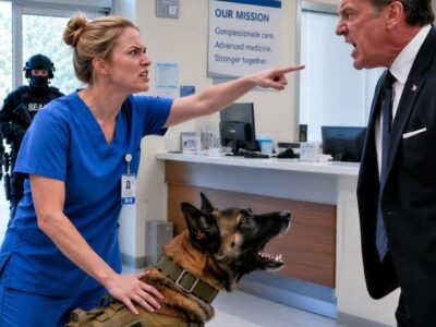 „Fass den K9 nicht an!“, feuerte die neue Schwester – dann stürmten Navy SEALs herein….