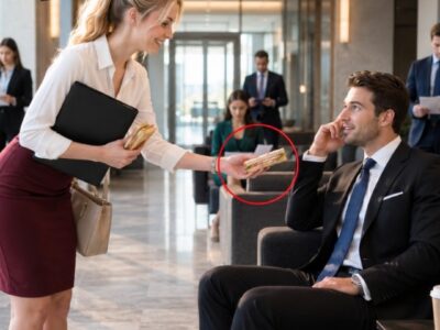 Sie dachte, er wartete auf ein Vorstellungsgespräch – doch tatsächlich stellte er alle im Raum ein